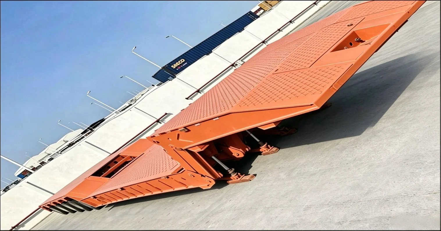 19.5-Meter 5-Axle Extendable Low-Bed Trailer with Gooseneck